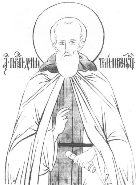Сергий Радонежский прорись