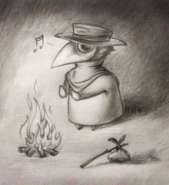 Доктор скетчи чумного доктора