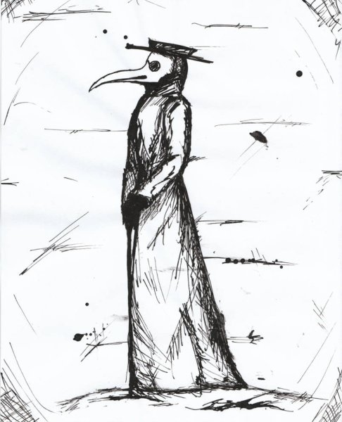 Рисунки чумного доктора SCP