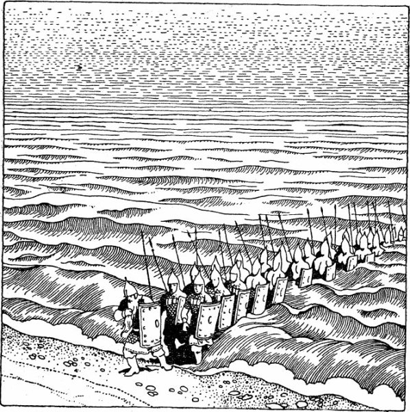 Раскраска Пушкин сказка о царе Салтане 33 богатыря