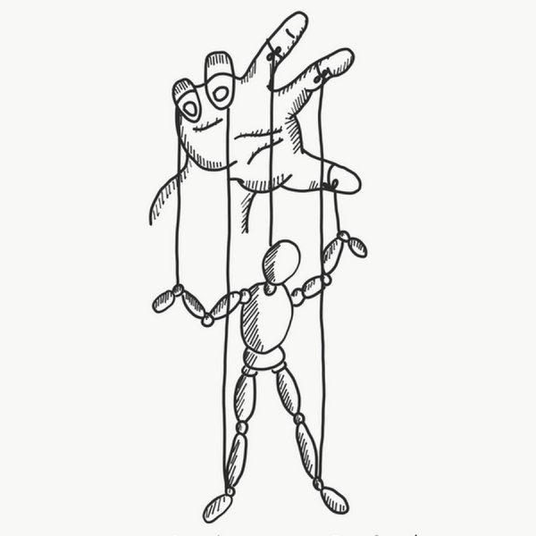 Марионетка рисунок карандашом для срисовки