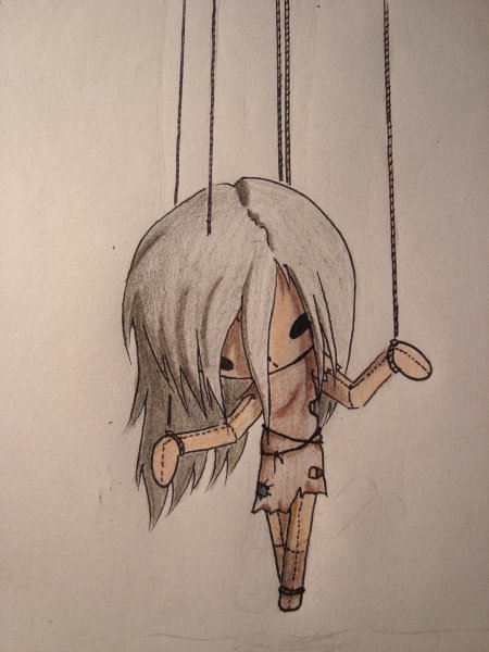 Рука с марионеткой