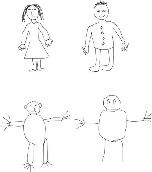 Рисование человека в зимней одежде