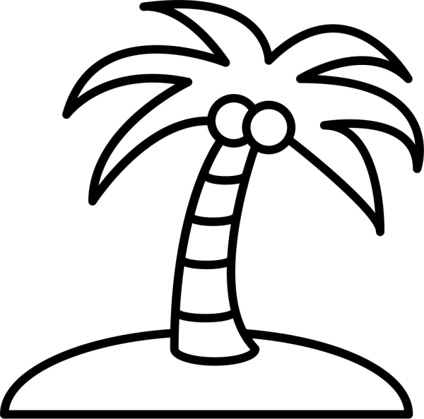 Пальма карандашом