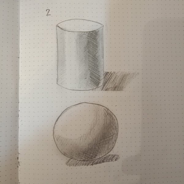 Заштрихованный цилиндр