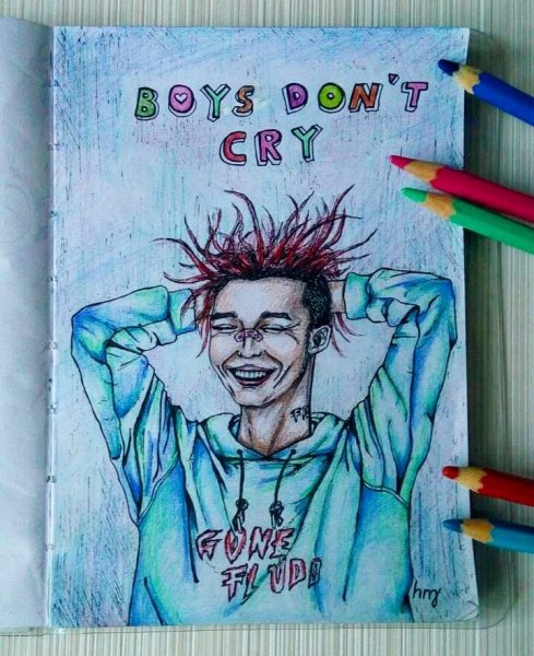 Билли Айлиш рисунок