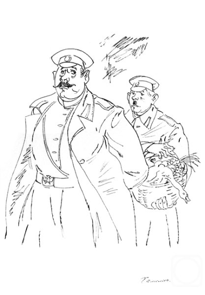 Иллюстрации к рассказу Чехова хамелеон