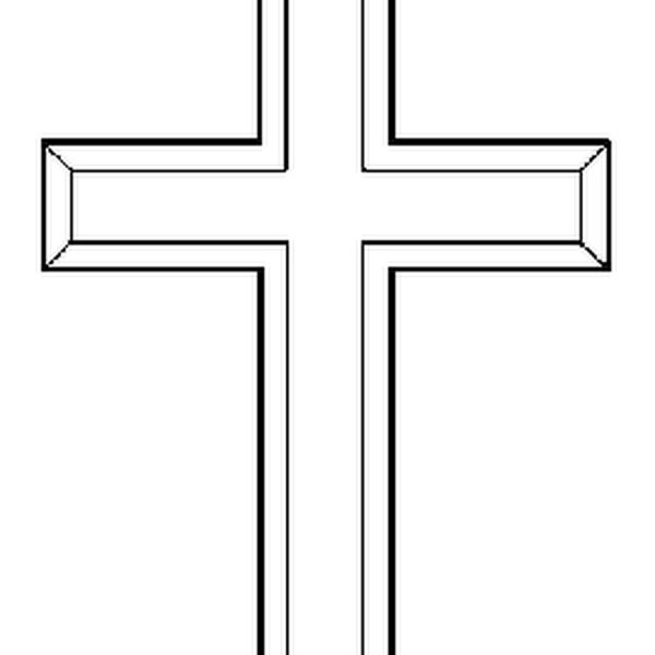 Крест карандашом