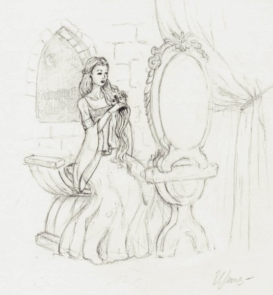 Зеркало нарисованное