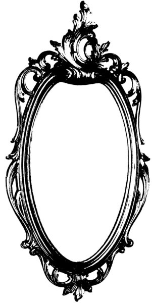 Зеркало карандашом