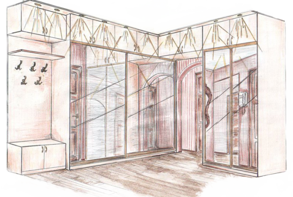 Прихожая Reina белая