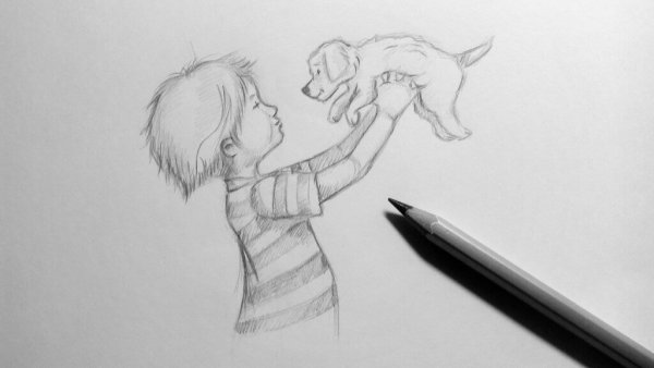 Рисунок карандашом со смысло