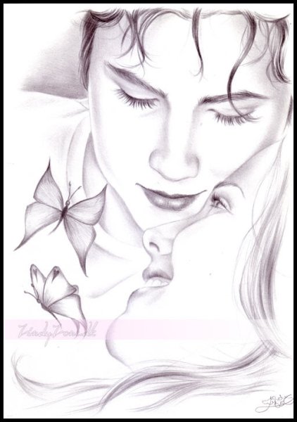 Рисунки на тему любовь карандашом