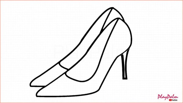 Туфли зарисовка
