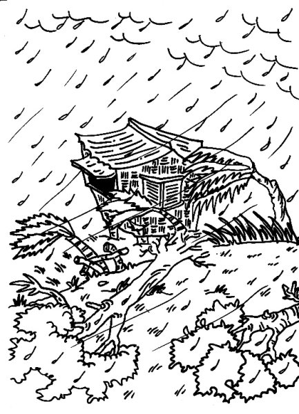 Ураган раскраска