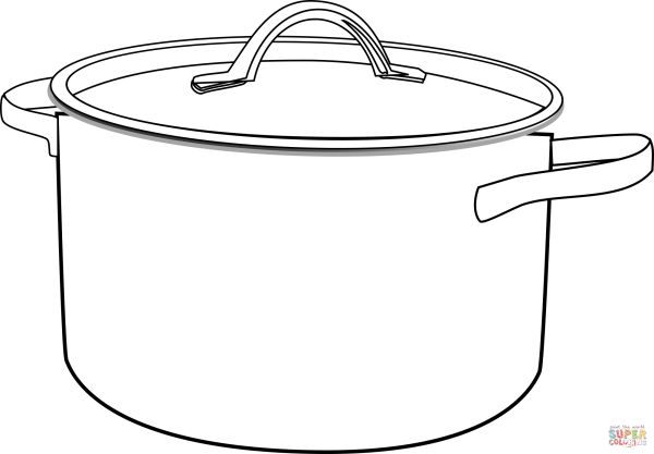 Кастрюля рисунок