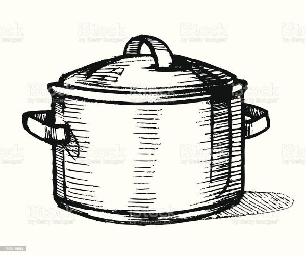 Набросок кастрюли