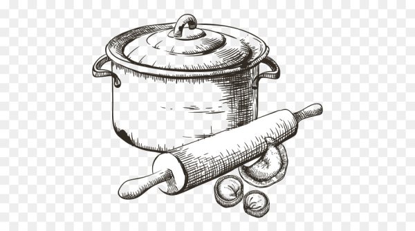 Кастрюля раскраска для детей