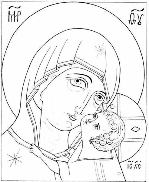 Прориси икон Иисуса Христа