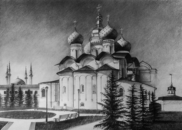 Благовещенский собор Казань 19 век