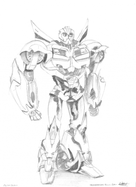 Бамблби рисунок