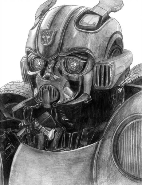 Бамблби карандашом