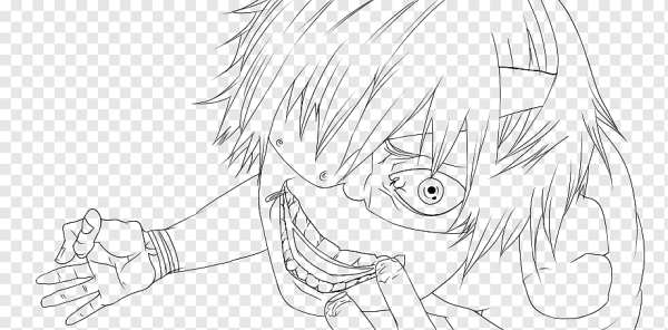 Токийский гуль раскраска Канеки