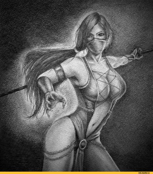 Арты мортал комбат карандашом