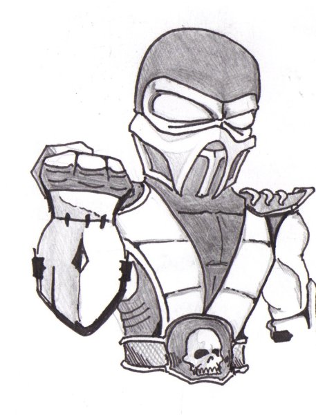 Мортал комбат персонажи рисунки