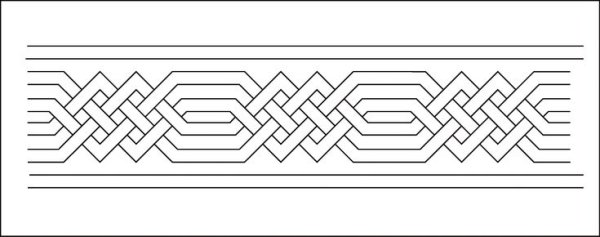 Линии в орнаменте для детей