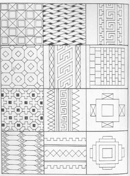 Узоры для развития глазомера