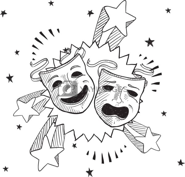 Эскиз театрального плаката