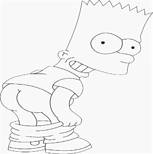 Барт симпсон рисунок