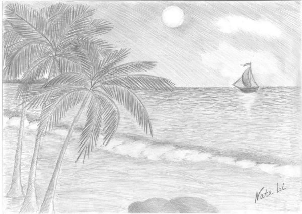 Раскраска закат