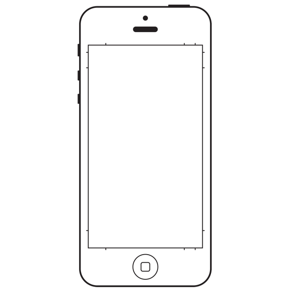 Мобильный телефон раскраска