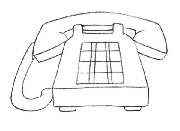 Шаблон телефона для детей