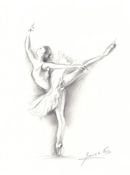 Танцовщица эскиз