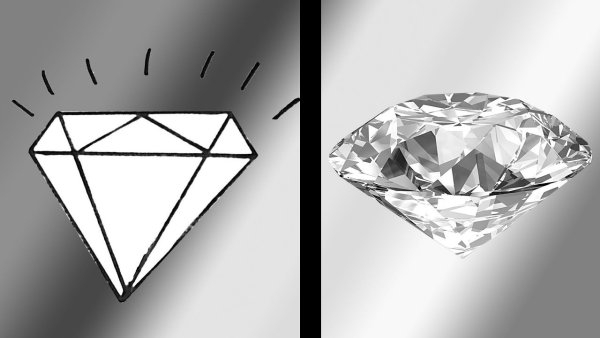 Алмаз раскраска