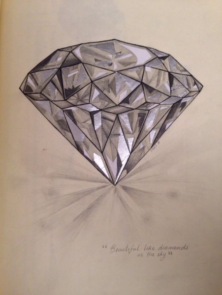 Алмаз карандашом