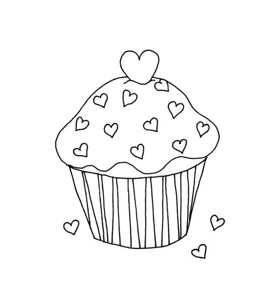 Лёгкие рисунки кексы