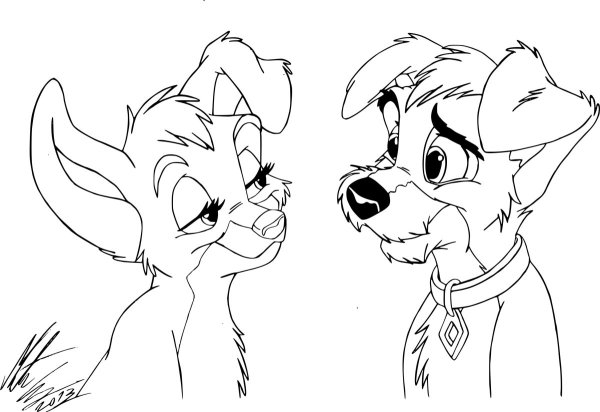 Леди и Бродяга 2 шалун и Энджел