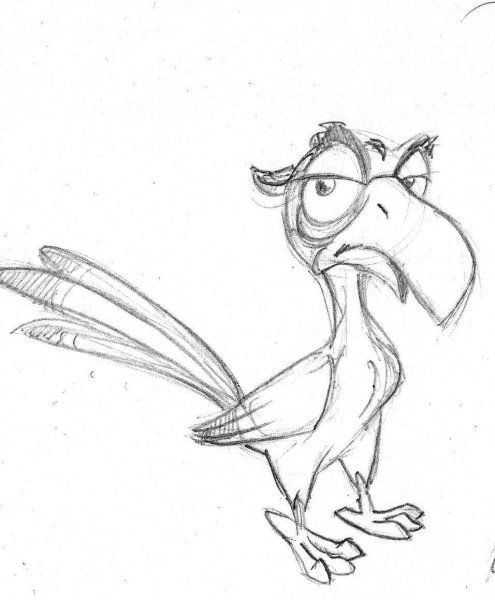 Мультяшные рисунки карандашом