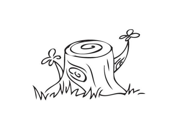 Пеньки для рисования