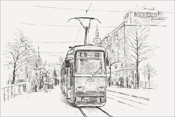 Зарисовки транспорта