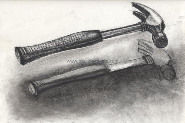 Молоток карандашом