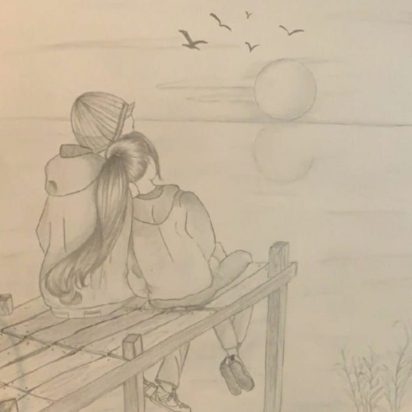 Рисунки влюбленных