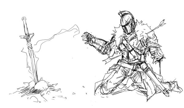 Дарк соулс 3 рисунки