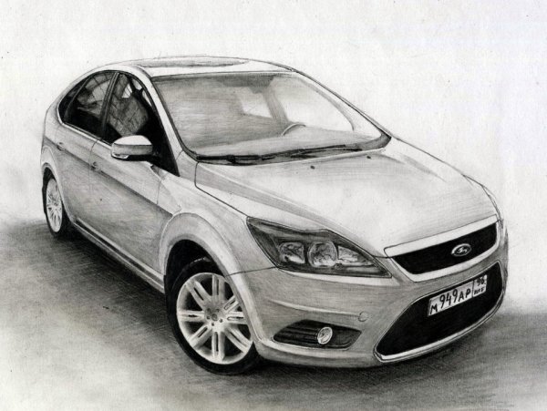Форд фокус 2 Рестайлинг эскиз