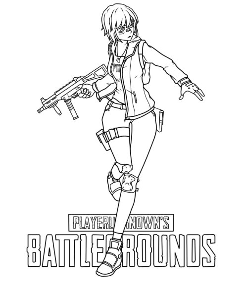 PUBG раскраска