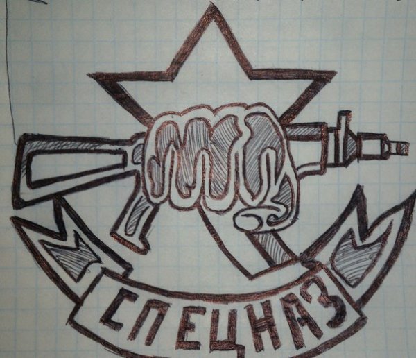 Армейские рисунки карандашом